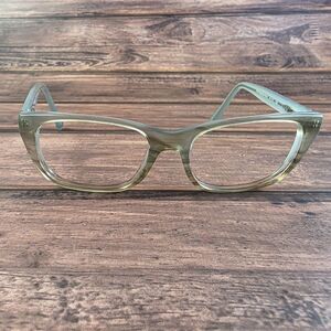 Coach HC6048 Georgie Eyeglasses Womens Gray Clear Translucent Rectangle Frames